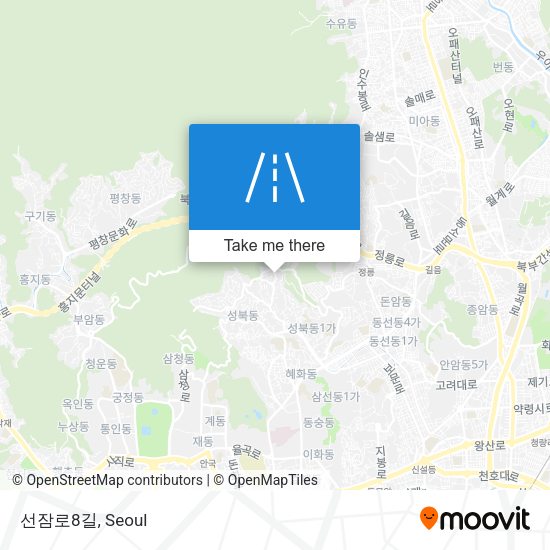 선잠로8길 map