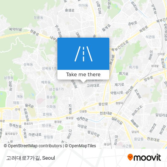 고려대로7가길 map