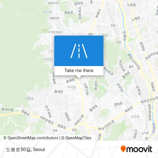 도봉로50길 map