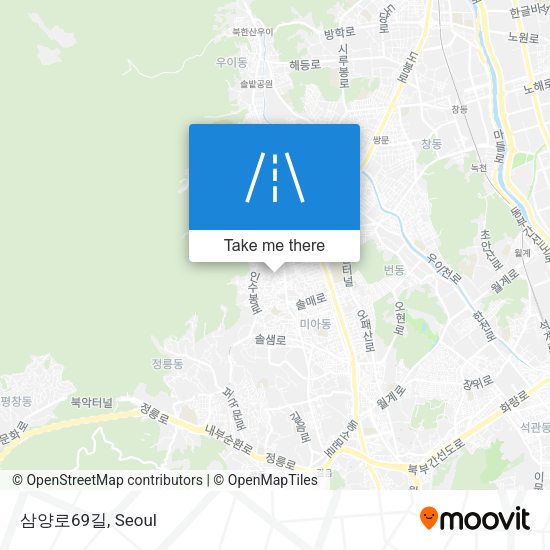 삼양로69길 map