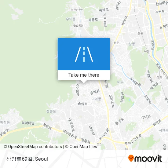 삼양로69길 map