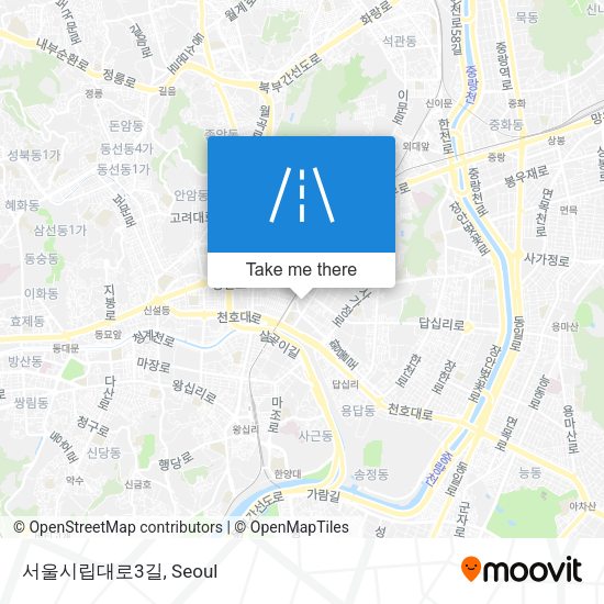 서울시립대로3길 map