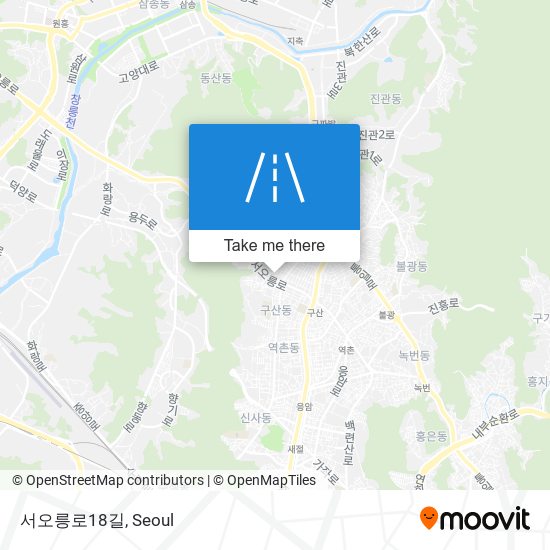 서오릉로18길 map