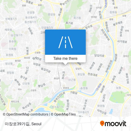 마장로39가길 map