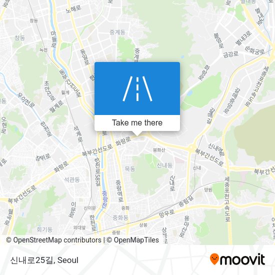 신내로25길 map