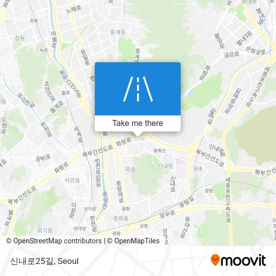 신내로25길 map