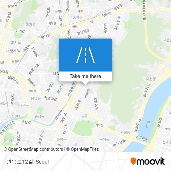 면목로12길 map
