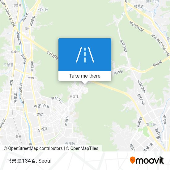 덕릉로134길 map