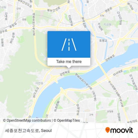 세종포천고속도로 map