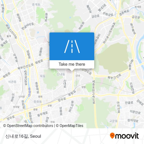 신내로16길 map