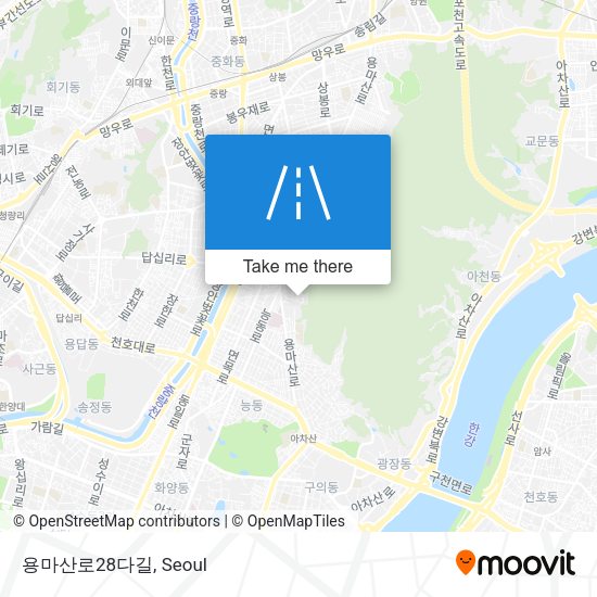 용마산로28다길 map