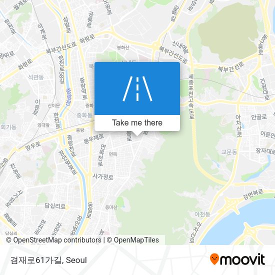 겸재로61가길 map