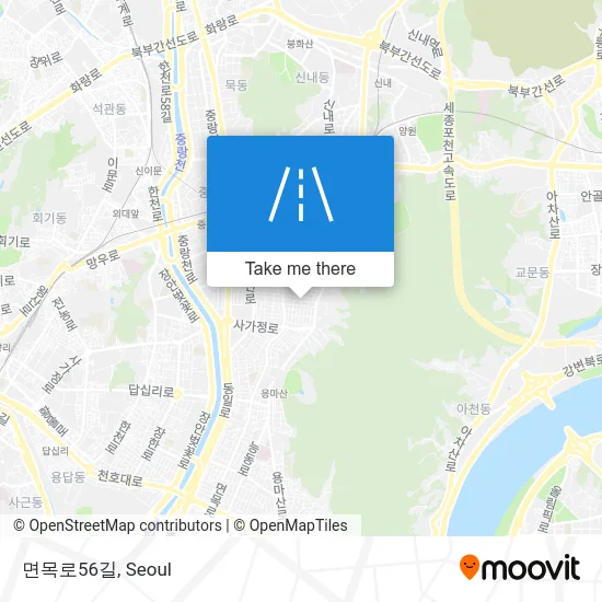 면목로56길 map