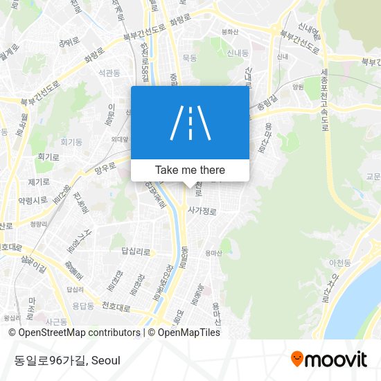 동일로96가길 map