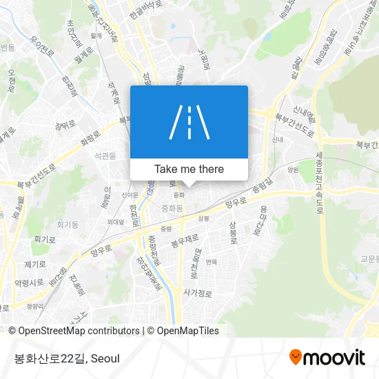 봉화산로22길 map