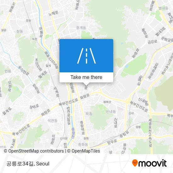 공릉로34길 map
