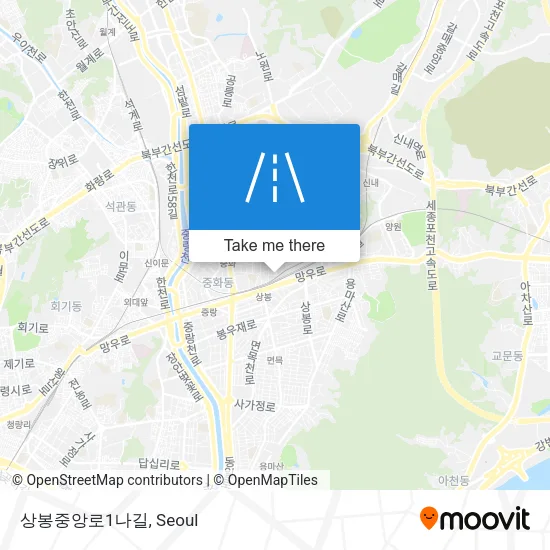상봉중앙로1나길 map