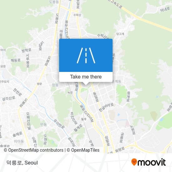 덕릉로 map