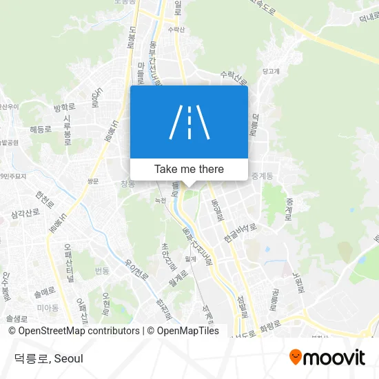 덕릉로 map
