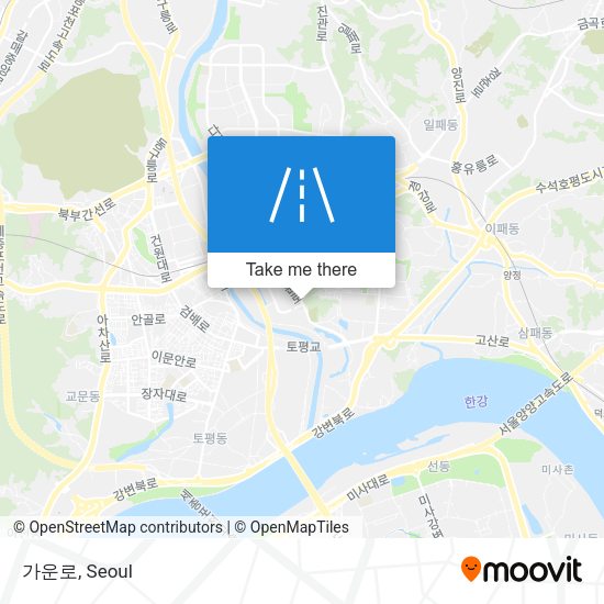 가운로 map