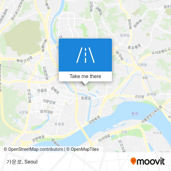 가운로 map