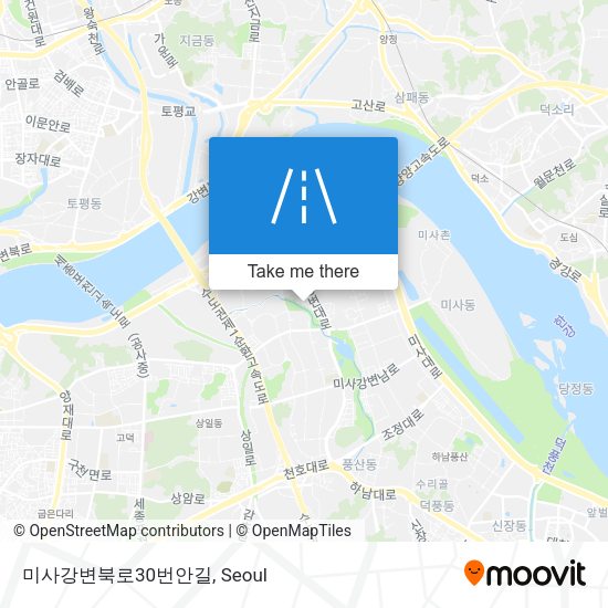 미사강변북로30번안길 map