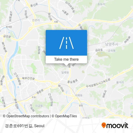 경춘로691번길 map