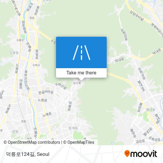덕릉로124길 map