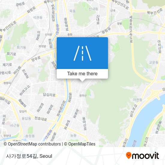 사가정로54길 map