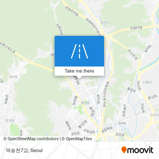덕송천7교 map