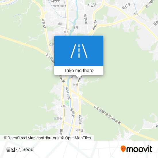 동일로 map