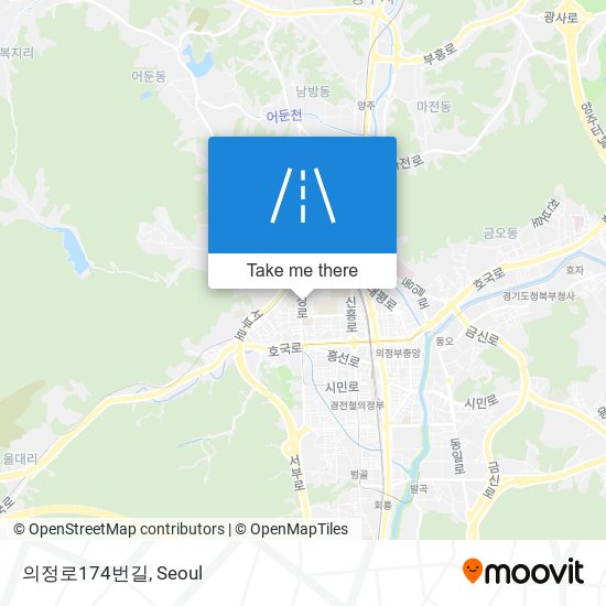 의정로174번길 map