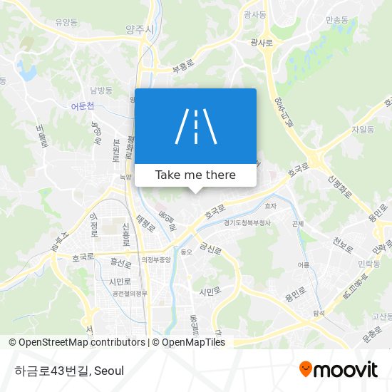 하금로43번길 map