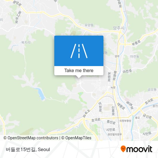 버들로15번길 map