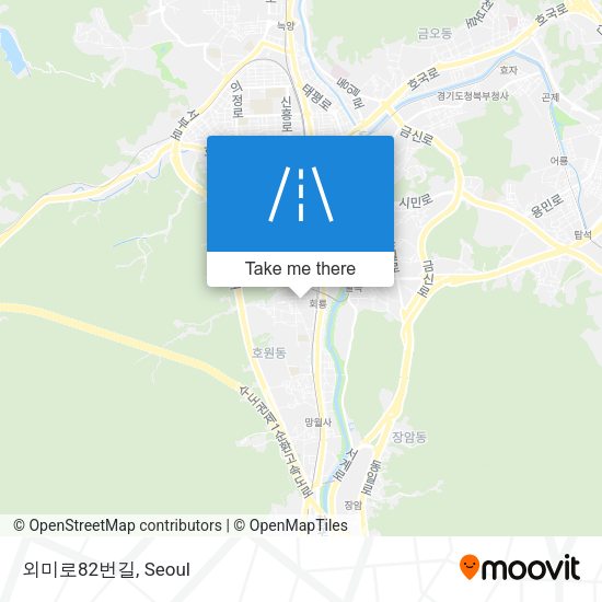 외미로82번길 map