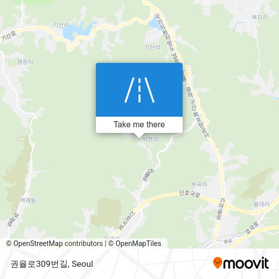 권율로309번길 map