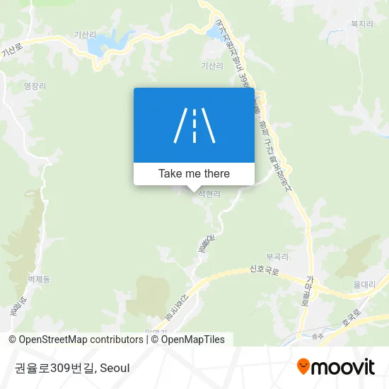 권율로309번길 map