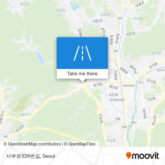 서부로539번길 map