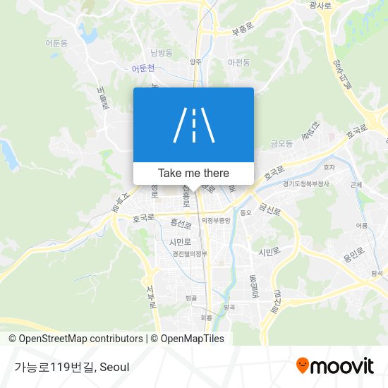 가능로119번길 map