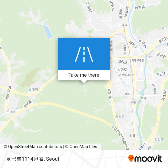 호국로1114번길 map
