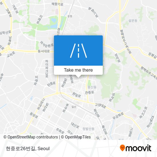 현중로26번길 map