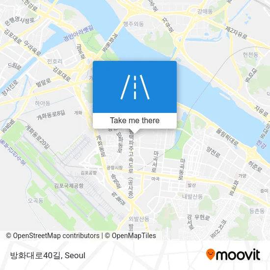 방화대로40길 map