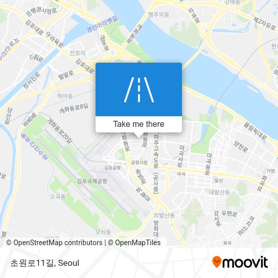초원로11길 map