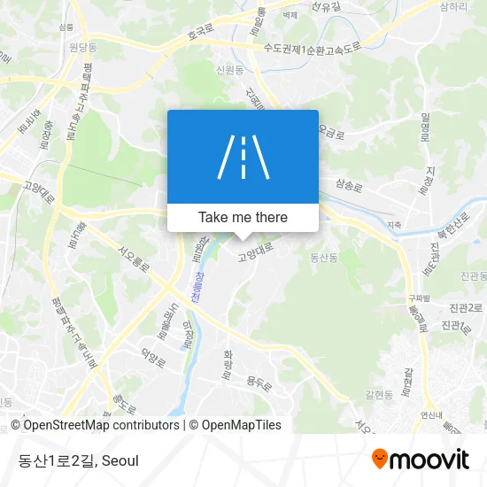 동산1로2길 map