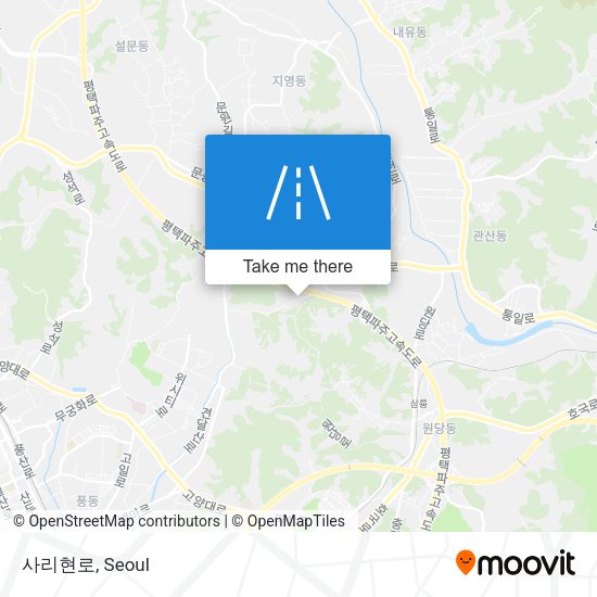 사리현로 map