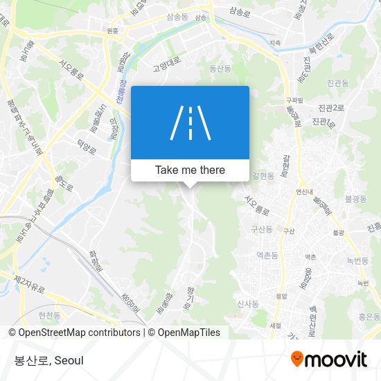 봉산로 map