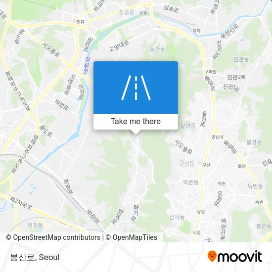 봉산로 map