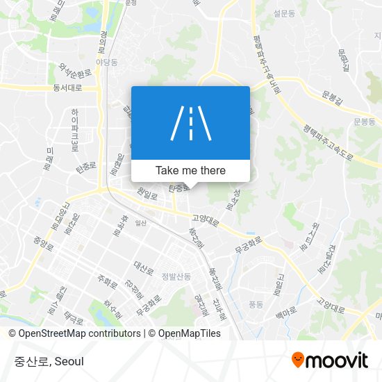 중산로 map