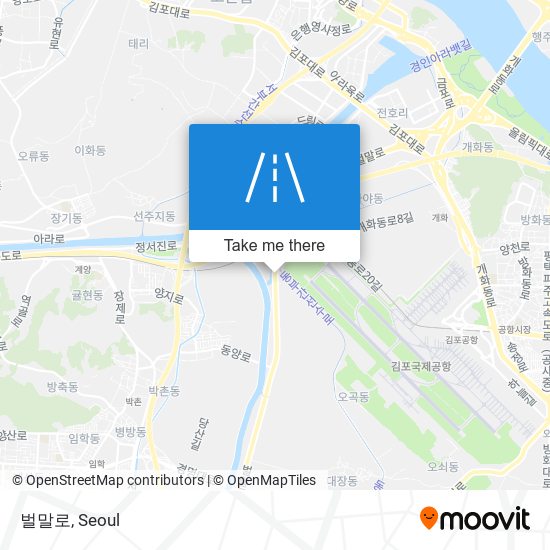 벌말로 map