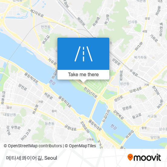 메타세콰이어길 map